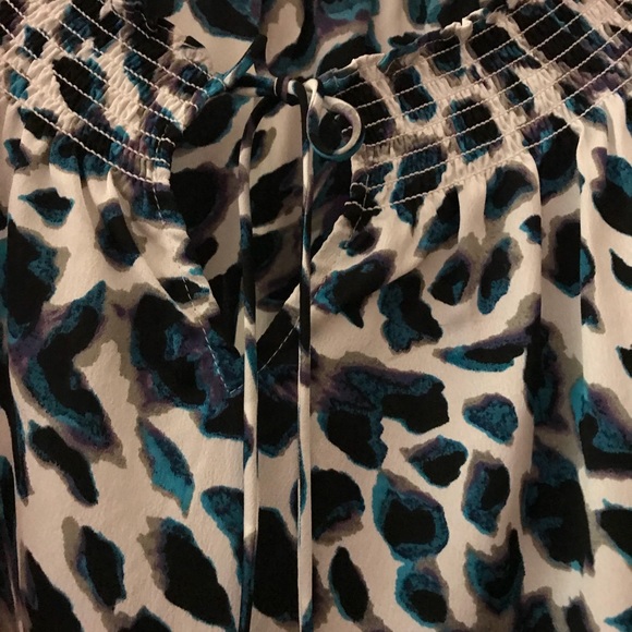 Ann Taylor Print Blouse - Picture 4 of 5